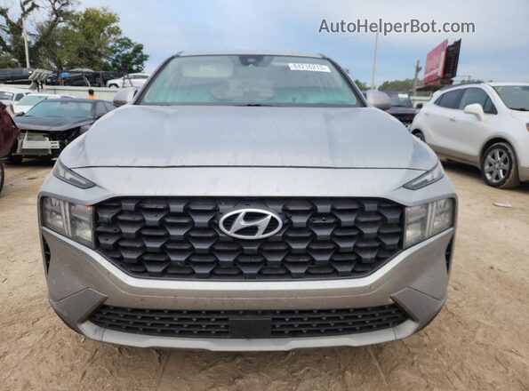 5NMS14AJ0MH334927 2021 HYUNDAI SANTA Silver Front view