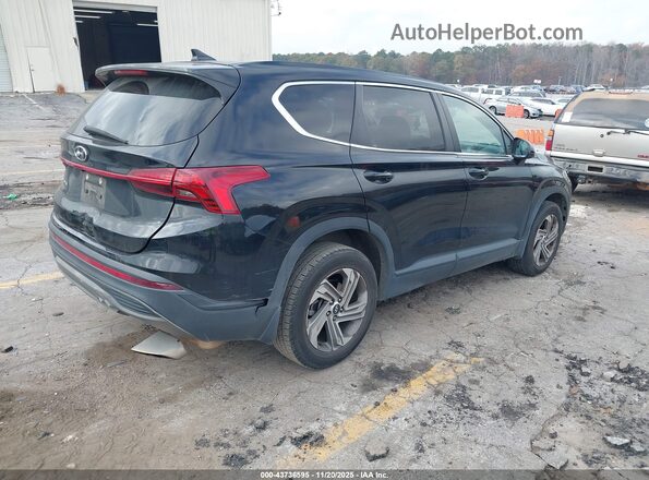 5NMS14AJ1NH403349 2022 HYUNDAI SANTA FE Черный Задняя правая четверть