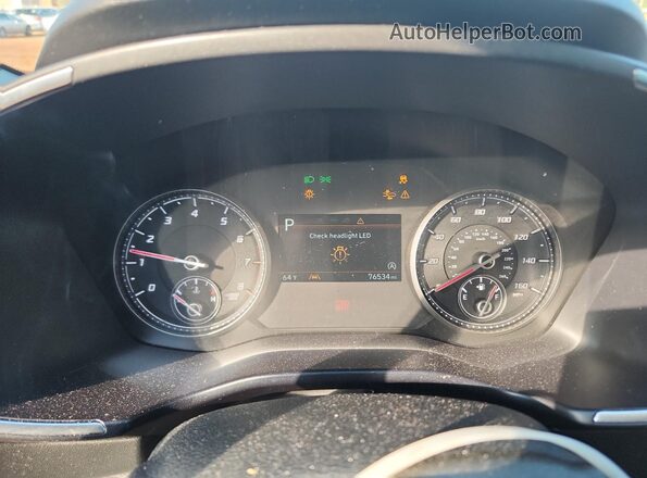 5NMS14AJ2MH359425 2021 HYUNDAI SANTA Gray Vista del cuadro de instrumentos
