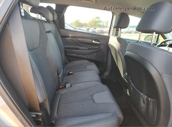 5NMS14AJ2MH359425 2021 HYUNDAI SANTA Gray Vista de los asientos traseros