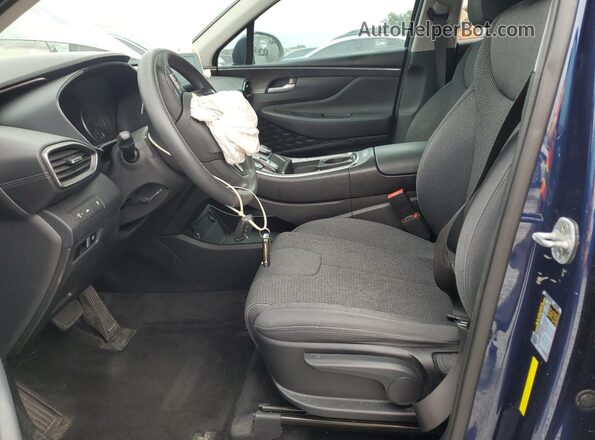 5NMS14AJ3MH335196 2021 HYUNDAI SANTA Blue Front interior view