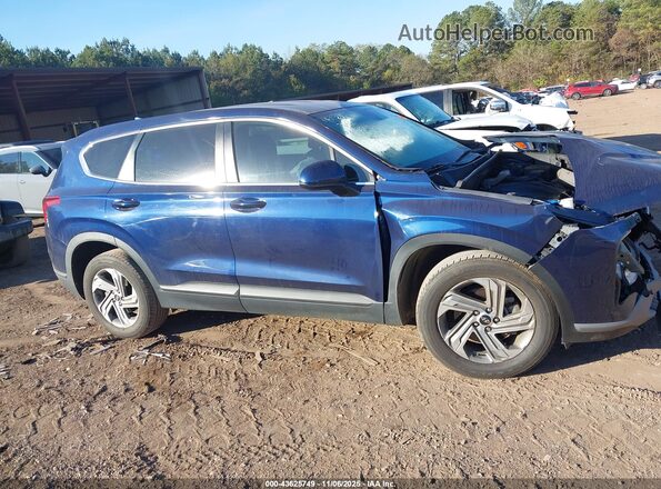 5NMS14AJ5MH322109 2021 HYUNDAI SANTA FE Blue უკანა სალონის ხედი