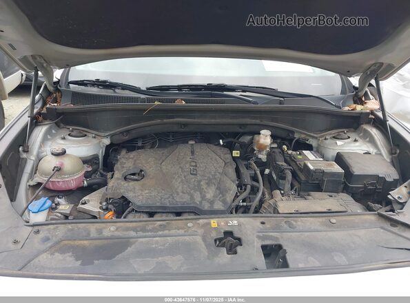 5NMS14AJ9MH361141 2021 HYUNDAI SANTA FE Silver Rear view