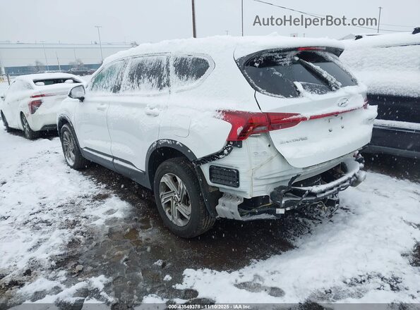 5NMS1DAJ0MH323703 2021 HYUNDAI SANTA FE Белый Задняя левая четверть