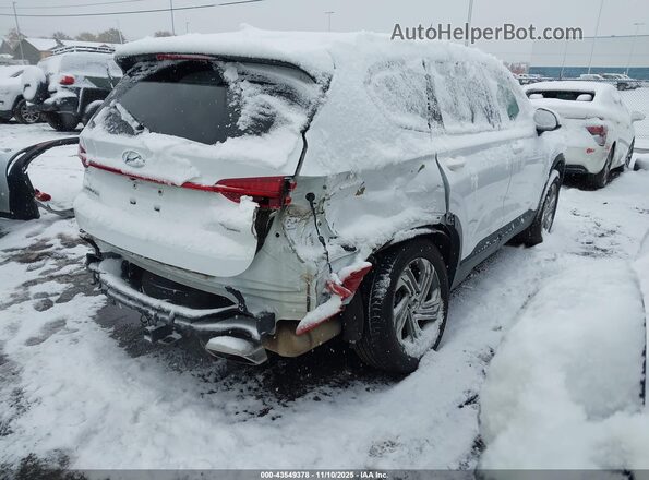 5NMS1DAJ0MH323703 2021 HYUNDAI SANTA FE Белый Задняя правая четверть