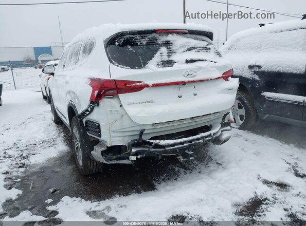 5NMS1DAJ0MH323703 2021 HYUNDAI SANTA FE Белый Вид спереди