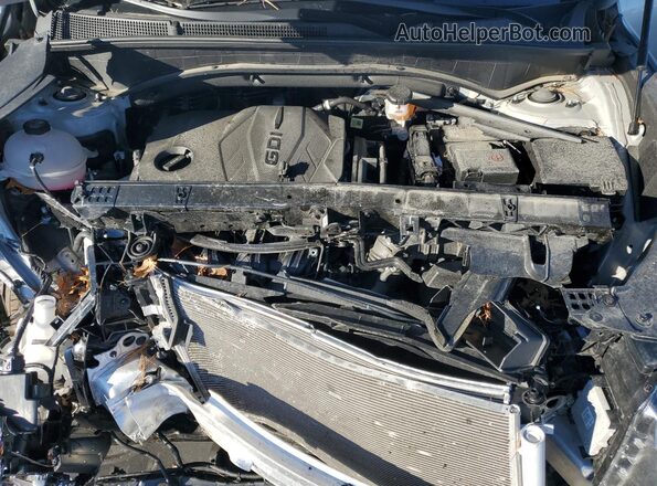 5NMS1DAJ3MH349096 2021 HYUNDAI SANTA Silver ძრავის განყოფილების ხედი