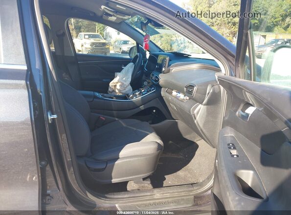 5NMS1DAJXMH346423 2021 HYUNDAI SANTA FE Серый Вид салона спереди