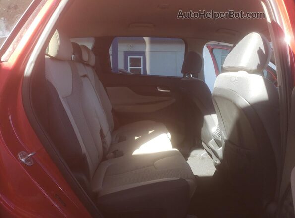 5NMS23AD6LH235965 2020 HYUNDAI SANTA Red Սալոնի հետևի տեսք