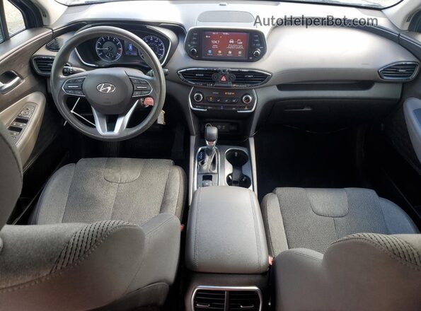 5NMS23AD7LH159169 2020 HYUNDAI SANTA Blue წინა პანელის ხედი