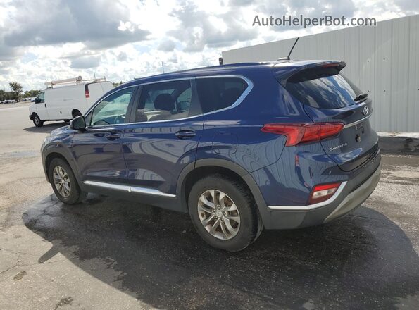 5NMS23AD7LH159169 2020 HYUNDAI SANTA Blue უკანა მარცხენა