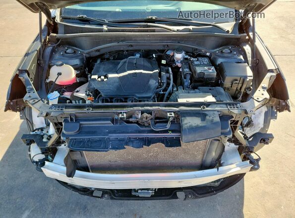 5NMS24AJ1MH342449 2021 HYUNDAI SANTA Black ძრავის განყოფილების ხედი