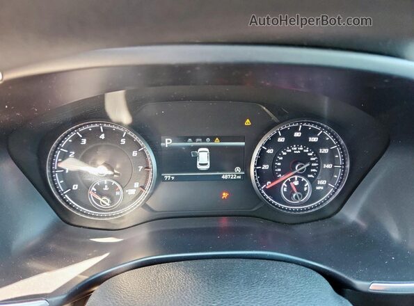 5NMS24AJ1MH342449 2021 HYUNDAI SANTA Black ხელსაწყოთა პანელის ხედი