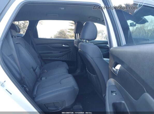 5NMS24AJ1NH378093 2022 HYUNDAI SANTA FE White Widok naklejki z numerem VIN