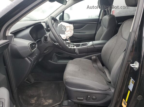 5NMS24AJ3MH322932 2021 HYUNDAI SANTA Black Вид салону спереду