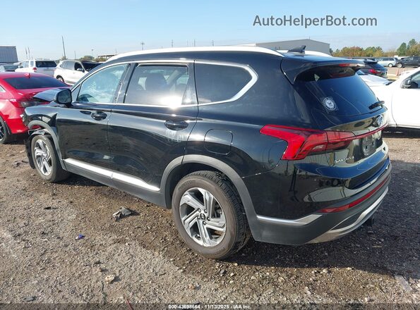 5NMS24AJ3NH388947 2022 HYUNDAI SANTA FE Black Tył lewy