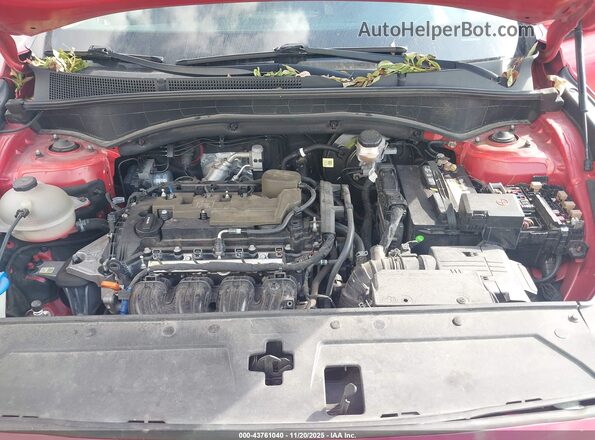 5NMS24AJ6MH322598 2021 HYUNDAI SANTA FE Красный Вид сзади