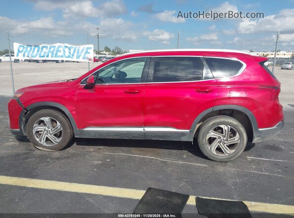 5NMS24AJ6MH322598 2021 HYUNDAI SANTA FE Красный Панорамный вид салона 360°