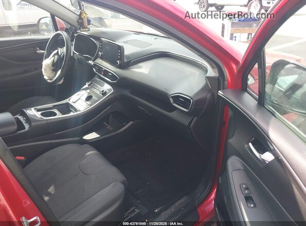 5NMS24AJ6MH322598 2021 HYUNDAI SANTA FE Красный Вид салона спереди