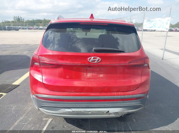 5NMS24AJ6MH322598 2021 HYUNDAI SANTA FE Красный 