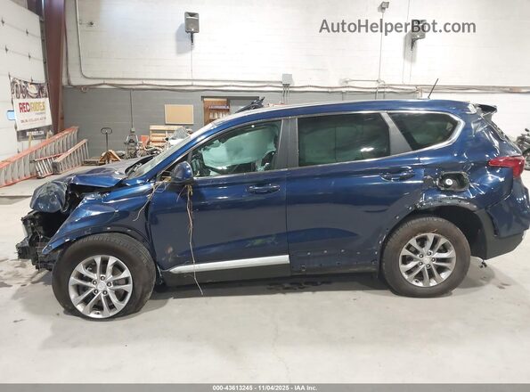 5NMS2CAD1LH180650 2020 HYUNDAI SANTA FE Blue Vista interior trasera