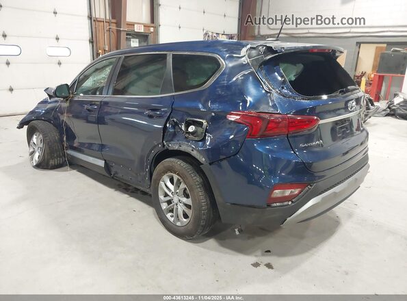 5NMS2CAD1LH180650 2020 HYUNDAI SANTA FE Blue Trasero izquierdo