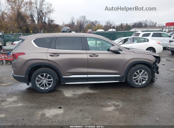 5NMS2CAD2LH182441 2020 HYUNDAI SANTA FE Brown Widok wnętrza z tyłu