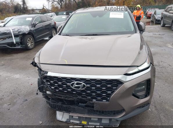 5NMS2CAD2LH182441 2020 HYUNDAI SANTA FE Brown Widok zestawu wskaźników