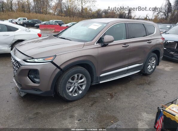 5NMS2CAD2LH182441 2020 HYUNDAI SANTA FE Brown Przód lewy