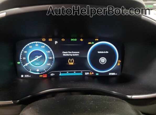 5NMS2DA17PH011007 2023 HYUNDAI SANTA Black Instrument cluster view