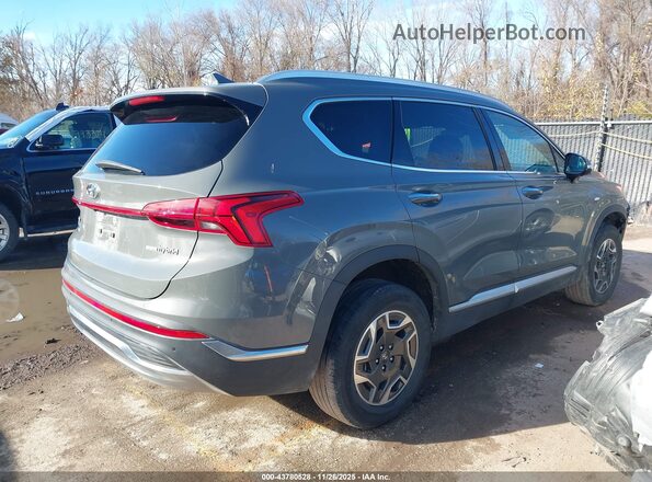 5NMS2DA17PH014117 2023 HYUNDAI SANTA FE HYBRID BLUE Gray Rear right
