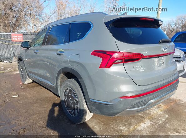 5NMS2DA17PH014117 2023 HYUNDAI SANTA FE HYBRID BLUE Gray Rear left