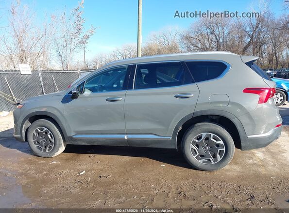 5NMS2DA17PH014117 2023 HYUNDAI SANTA FE HYBRID BLUE Gray 360 interior view