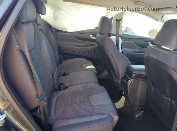 5NMS2DAJ2MH348616 2021 HYUNDAI SANTA Charcoal Rear interior view