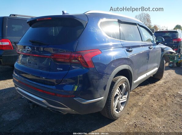 5NMS2DAJ2NH480292 2022 HYUNDAI SANTA FE Blue Trasero derecho