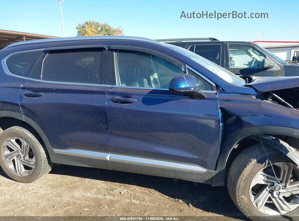 5NMS2DAJ2NH480292 2022 HYUNDAI SANTA FE Blue Vista interior trasera