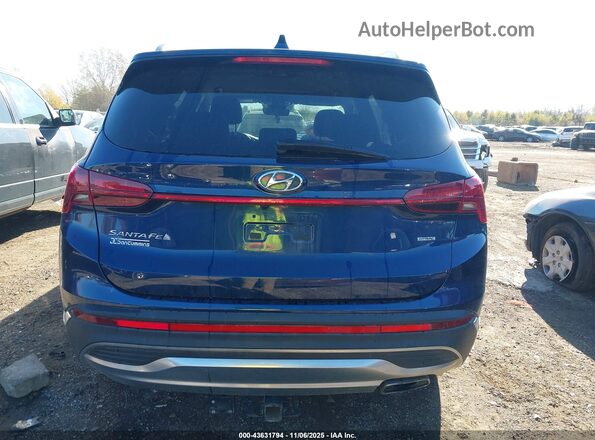 5NMS2DAJ2NH480292 2022 HYUNDAI SANTA FE Blue 