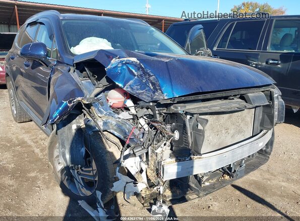 5NMS2DAJ2NH480292 2022 HYUNDAI SANTA FE Blue Vista frontal