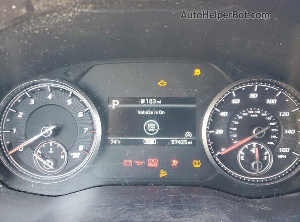 5NMS2DAJ7PH498838 2023 HYUNDAI SANTA Black Սարքավորումների վահանակի տեսք