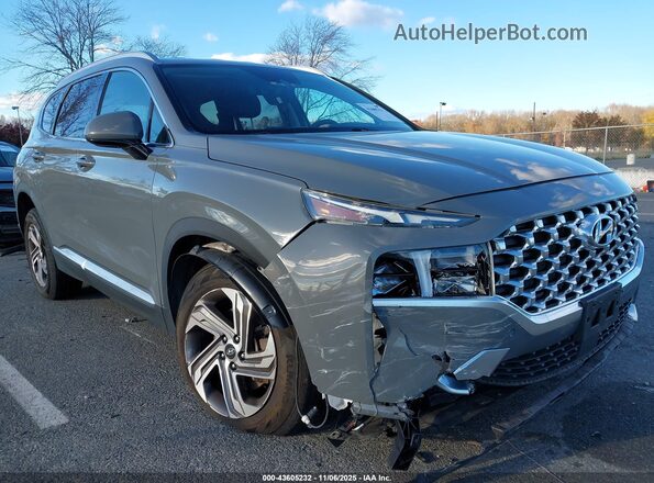 5NMS2DAJ8MH349561 2021 HYUNDAI SANTA FE Серый Вид спереди