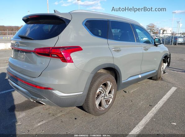 5NMS2DAJ8MH349561 2021 HYUNDAI SANTA FE Серый Задняя правая четверть