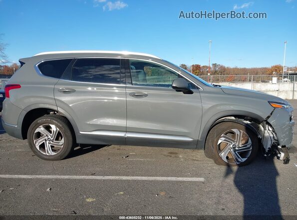 5NMS2DAJ8MH349561 2021 HYUNDAI SANTA FE Серый Вид задней части салона