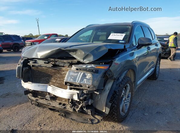5NMS2DAJ8NH456076 2022 HYUNDAI SANTA FE Gray Vista tres cuartos delantera izquierda