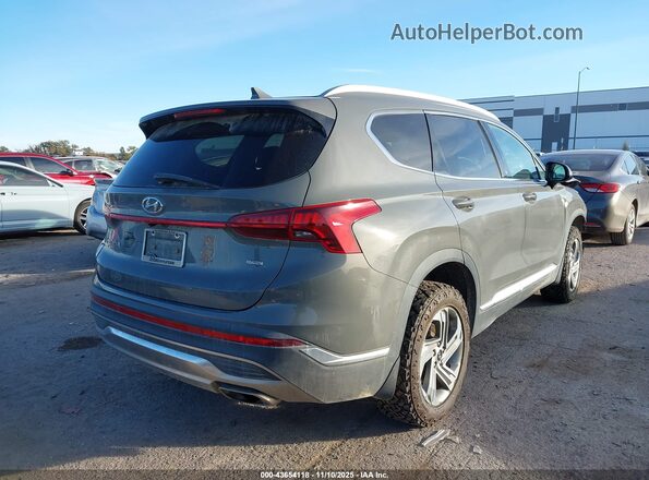 5NMS2DAJ8NH456076 2022 HYUNDAI SANTA FE Gray Trasero derecho