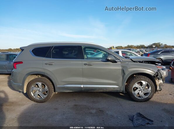 5NMS2DAJ8NH456076 2022 HYUNDAI SANTA FE Gray Vista interior trasera