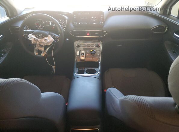 5NMS2DAJ8NH475923 2022 HYUNDAI SANTA White Dashboard view