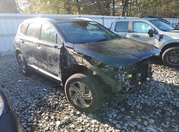 5NMS2DAJ9MH308694 2021 HYUNDAI SANTA Black Delantero derecho