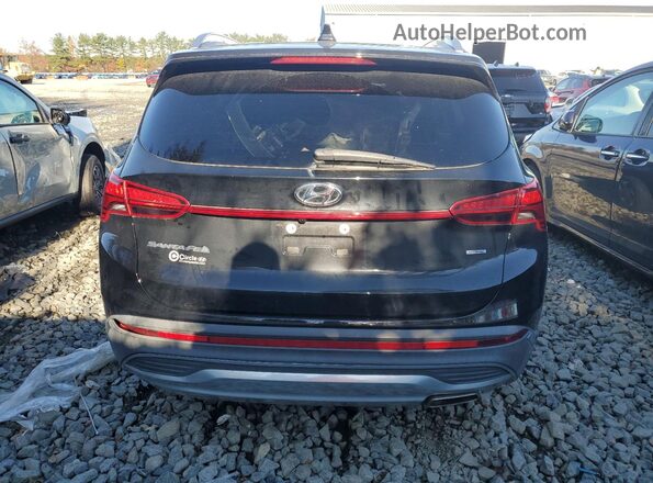 5NMS2DAJ9MH308694 2021 HYUNDAI SANTA Black Vista trasera