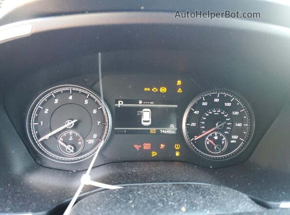5NMS2DAJ9MH308694 2021 HYUNDAI SANTA Black Vista del cuadro de instrumentos