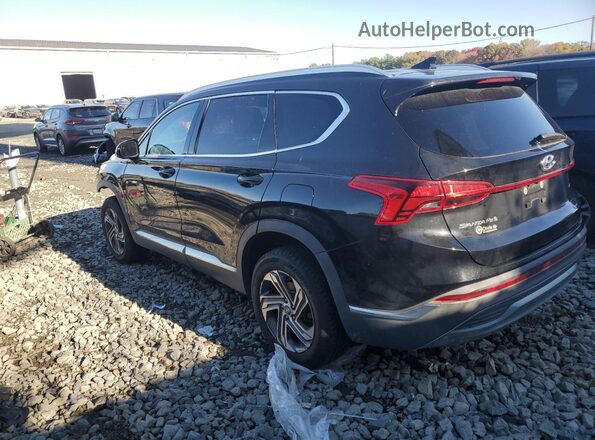 5NMS2DAJ9MH308694 2021 HYUNDAI SANTA Black Trasero izquierdo